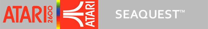Seaquest logo for Atari 2600